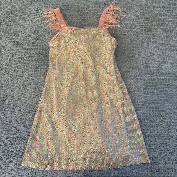 Xtraordinary Other - Xtraordinary rainbow sequin dress vguc 8y
